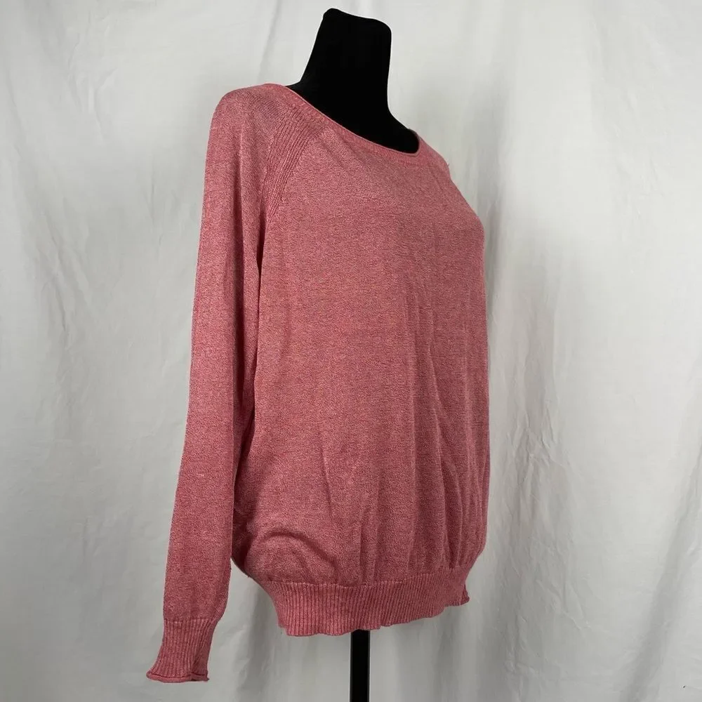 J.Crew Linen Blend‎ Knit Oversized Sweater - Women’s S